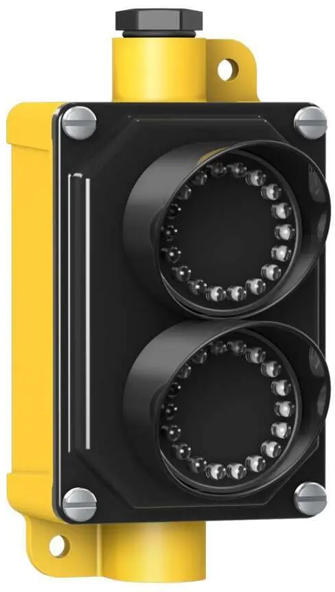 Produktfoto 1 von Banner EZ LIGHT SP LED Signalturm 3-stufig Linse Grün, Rot, Gelb +