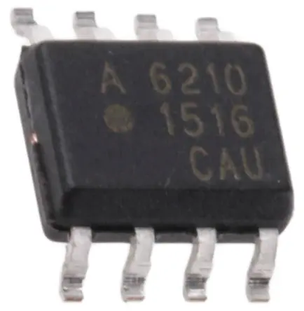 Produktfoto 1 von Broadcom ACSL Oberfläche 2 Optokoppler DC-In, 8-Pin SOIC, Isolation 2500 V ac