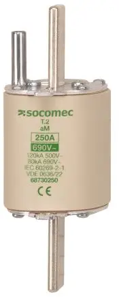Produktfoto 1 von Socomec Sicherungseinsatz S2 / 315A, AM IEC, DIN, EN
