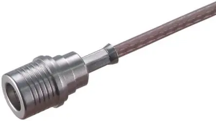Produktfoto 1 von Huber+Suhner QMA Stecker Koaxialsteckverbinder QMA-Steckverbinder, Kabel, für RG58C/U-Kabel, 50 Ω Crimpbefestigung,