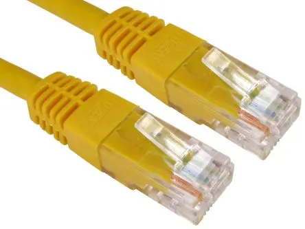 RS PRO Kat. 6 Ethernet-Kabel, 15 m, Gelb, A Gerade Stecker, B Gerade Stecker, Polyvinylchlorid Ungeschirmt