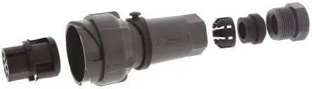 Produktfoto 1 von Bulgin Buccaneer 7000 42 Standard Rundsteckverbinder Stecker 10-polig Stecker 10A Kabel IP66, IP69K, IP68