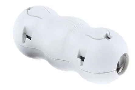 Produktfoto 1 von Würth Elektronik STAR-BUENO Ferrithülse, Typ Ferrit rastend, für Kabel-Ø 8.5 mm, 4W620, 417 @ 100MHz Zum Öffnen 24 mm 24