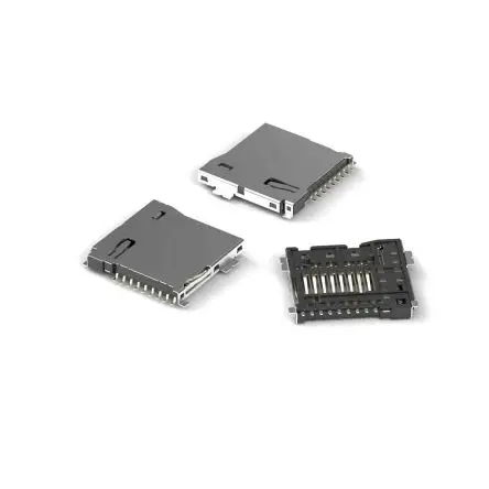 Produktfoto 1 von Wurth Elektronik WR-CRD MicroSD, Horizontal Karten-Steckverbinder Buchse, 8-polig / 1-reihig Lot, Raster 0.9 mm,