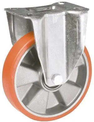 Produktfoto 1 von LAG Feststehend Rolle, Rad ø 100 mm, 120 kg, Ges H. 128 mm, Rad B. 30 mm