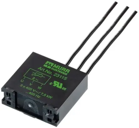 Produktfoto 1 von Murrelektronik Limited 23115 Überspannungsschutzeinheit Überspannungsableiter 400V, DIN-Hutschiene, -20 °C→60 °C