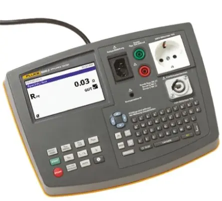 Produktfoto 1 von Fluke 6500, Geräteprüfer, Gerätetester, Prüfung Manuell, Klasse II, Klasse I, DKD/DAkkS-kalibriert