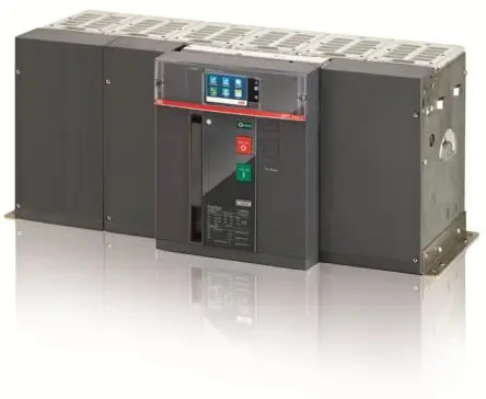 ABB Emax 2 Emax2 Elektronischer Schutzschalter 690V 3, 5000A 150 kA, Ekip Touch LI Release 2 L. 762 mm x 371mm