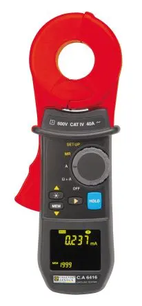 Produktfoto 1 von Chauvin Arnoux CA 6416 OLED Erdungsklemme, bis 1.5 kΩ CAT IV 600V