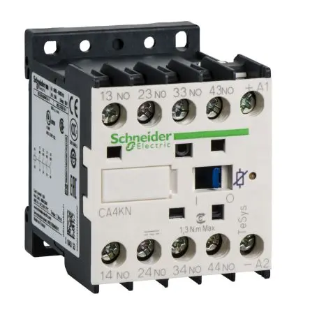 Produktfoto 1 von Schneider Electric TeSyS CA Steuerrelais 1.8 W 2 Schließer/2 Öffner, 110V dc / 10A, 660000.00 mm x 45mm