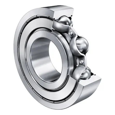 FAG 1-reihig Rillenkugellager Tief gerändelt, Innen-Ø 45 mm / Außen-Ø 100 mm Außen-ø , Breite 25 mm 100 mm