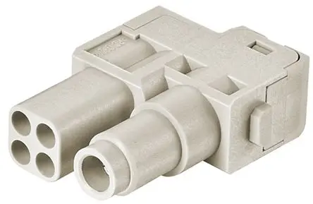 Produktfoto 1 von HARTING HAN Modular Modul für robusten Stromversorgungsstecker Buchse, 5-polig 70A, Kabel, Hybridmodul