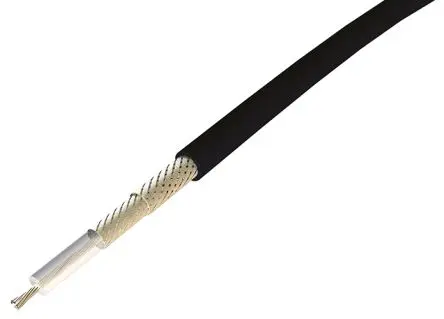 Produktfoto 1 von RS PRO Koaxialkabel, 50 Ω, 25 m, Schwarz