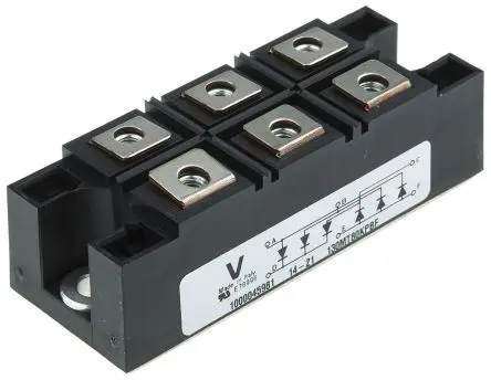 Produktfoto 1 von Vishay Brückengleichrichter-Modul 800 V 1.18 kA Panel 1.63 V INT-A-pak Einfach 6-Pin 10 mA