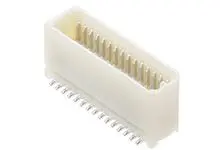 Produktfoto 1 von Molex AMPMODU Leiterplattenleiste Vertikal / 2-reihig, Raster 0.8 mm Raster Oberfläche, Platine-Platine, Ummantelt