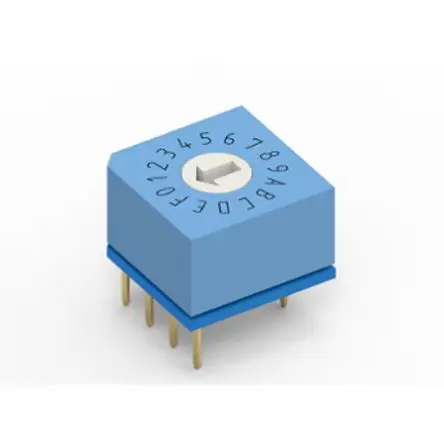 Produktfoto 1 von Würth Elektronik 10-Stufen 4285173109 Drehschalter / 150mA Lot x 6.5 mm