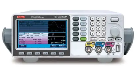 Produktfoto 1 von RS PRO RSFG-2260M Funktionsgenerator 25 MHz → 25 MHz 5-Kanal FM Modulation