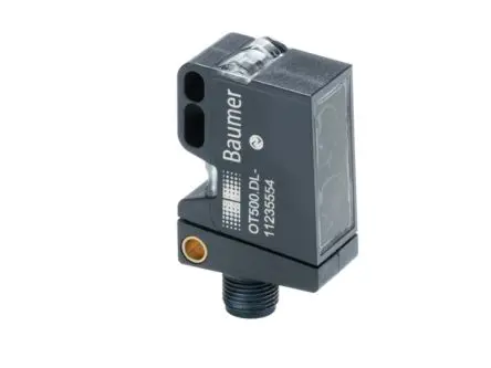 Baumer OT500.GL Rechteckig Optischer Sensor, Diffus, NPN Ausgang