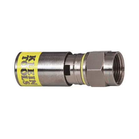 Produktfoto 1 von Klein Tools Universal Buchse Koaxialsteckverbinder F-Steckverbinder, Kabel, für RG6Q, RG6-Kabel, Gerade