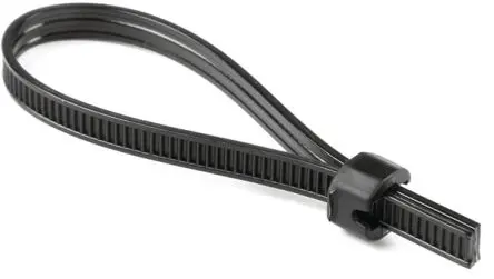 Produktfoto 1 von HellermannTyton ATS3080 Nylon 6.6 Kabelbinder Nicht lösbar Schwarz 4.5mm x 500 m