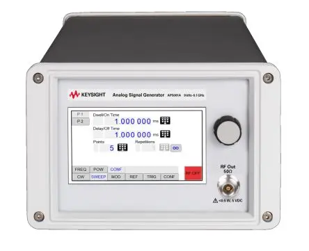 Produktfoto 1 von Keysight Technologies AP5001A HF-Signalgenerator 9 kHz → 6.1 GHz, Auflösung 0.001 Hz, USB 2.0, Ethernet