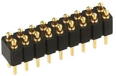 Preci-Dip Feder-Steckverbinder, 14-polig / 2-reihig, Raster 2.54 mm Raster, Ummantelt