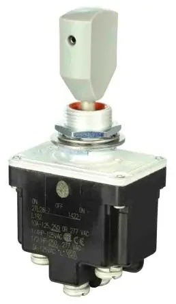Produktfoto 1 von Honeywell Buchse Kippschalter 2-poliger Wechsler, Ein-Aus-Ein, 28 V dc, 125 V ac, 20A, Schraube