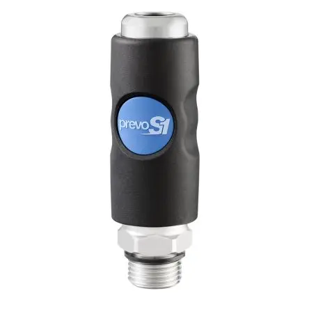 Produktfoto 1 von PREVOST Sicherheits-Schnellkupplung, Verbundwerkstoff 1/2 in Stecker, BSP
