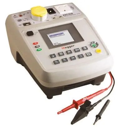 Produktfoto 1 von Megger PAT350, Pass/Fail PAT, Gerätetester, Klasse I, Klasse II, ISO-kalibriert
