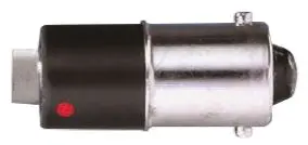 Produktfoto 1 von Marl LED Leuchtmittel Rot Single Chip, 110V ac, Ø 4.8 mm x 26 mm x 660 nm, Sockel BA9