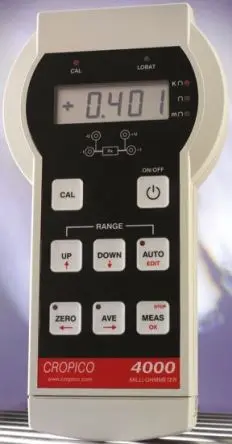 Produktfoto 1 von Cropico DO4000 Tragbares Gerät, 4-Draht Ohmmeter 10, ISO-kalibriert