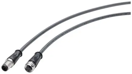 Produktfoto 1 von Siemens 6XV, 5-polig Sensor-Betätigungselementkabel, Gerade M12 Stecker 5 / Gerade M12 Buchse, Länge 5 m