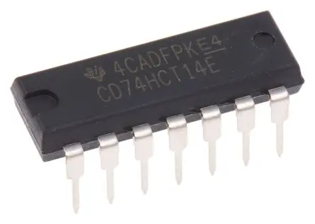 Produktfoto 1 von Texas Instruments Frequenzumrichter, Frequenzumrichter Schmitt-Trigger-Eingang Schmitt-Trigger, Push-Pull, CMOS 6 14-Pin