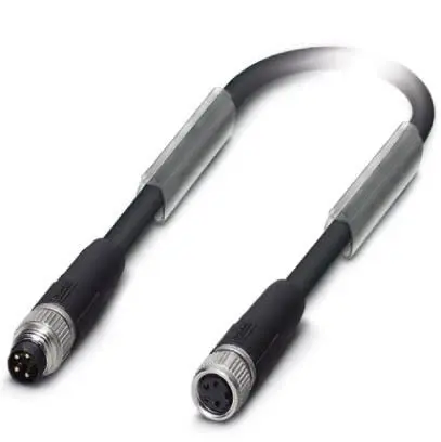 Produktfoto 1 von Phoenix Contact SAC, 4-polig Buskabel, M8, Gerade Buchse 4 / M8, Gerade Stecker, Länge 130 mm