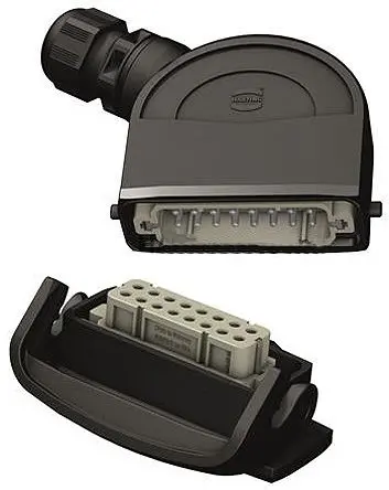 Produktfoto 1 von HARTING Han-Eco Kappe für robusten Stromversorgungsstecker 1 Hebel 1, Kabel 16A Steckverbinderkappe, IP65