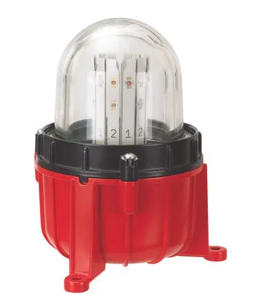 Produktfoto 1 von Werma 281 LED Dauerbetrieb Lichtmodul 24V Rot Oberfläche, Ø 165 mm x 205 mm IP66, IP68