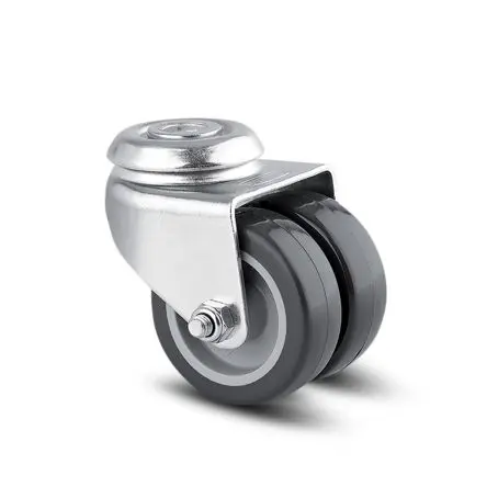 Produktfoto 1 von Tente Drehbar Rolle, Rad ø 50 mm, 60 kg, Ges H. 69 mm, Rad B. 19 mm, Polypropylen