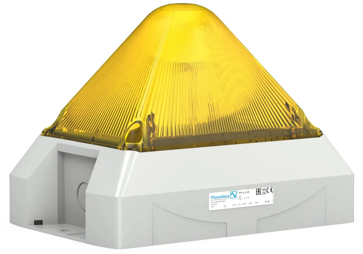 Produktfoto 1 von Pfannenberg PY X-L-15 LED Blinkend Signalleuchte Gelb, 230 V AC