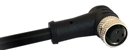 Produktfoto 1 von Bulgin M8, 4-polig Sensor-Betätigungselementkabel, Rechtwinklig Buchse / Nicht abgeschlossen Stecker/Buchse, Länge 1 m
