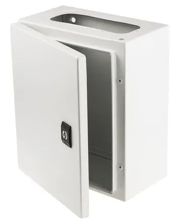 Produktfoto 1 von Schneider Electric Spacial CRN Stahl Wandanschlusskasten Grau IP66, HxBxT 400 mm, 300 mm x 200 mm