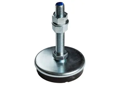 Produktfoto 1 von Serious Verstellbarer Fuß 16 mm bis 2000 kg x 120 mm Gummi