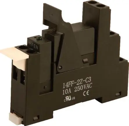 Hongfa Europe GMBH 1RM Interface Relais 12V dc, 1-poliger Umschalter DIN-Hutschiene 16A