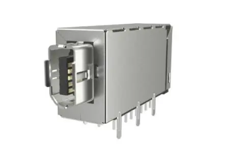 Produktfoto 1 von Amphenol Communications Solutions NDM Stecker IX Industrial Steckverbinder, 1-Port 1-polig 360°-Schirmung Oberfläche