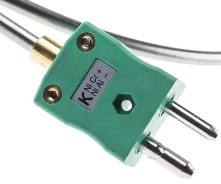 Produktfoto 1 von RS PRO XQ Edelstahl Mineralisoliertes Thermoelement Typ K, Ø 4.5 mm x 750 mm -40 °C → 1100 °C, DKD/DAkkS-kalibriert