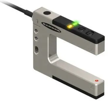 Produktfoto 1 von Banner U Shaped (Also: Fork; Gabel) Optischer Sensor, Dagegen, Bereich 30 mm, NPN/PNP Ausgang, M12,