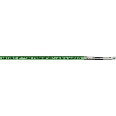 Produktfoto 1 von Lapp Cat6a Ethernet-Kabel, 100 m, Grün, A Stecker, B Stecker Verzinnte Kupferlegierungsummantelung