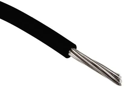 Produktfoto 1 von RS PRO UL1429 Schaltdraht 0.33 mm², 22 AWG 100 m Schwarz Ø 1.28 mm 7 Litzen Polyvinylchlorid