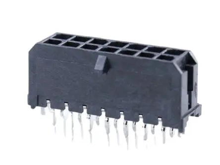 Molex 43045 Leiterplattenleiste Vertikal, 14-polig / 2-reihig, Raster 3 mm Raster Durchsteckmontage, Kabel-Platine,