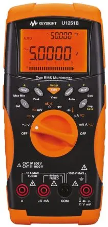 Produktfoto 1 von Keysight Technologies U1251B Tragbar Digital Multimeter Echteffektivwert, CAT III, CAT IV