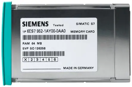 Produktfoto 1 von Siemens SIMATIC S7 Series Speicherkarte Speicherkarte für S7-400